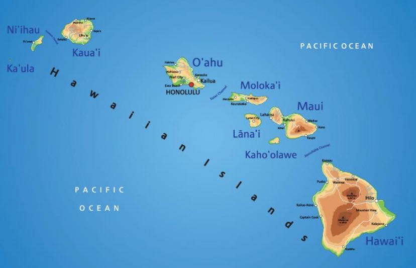 The U.S. state of Hawaii consists of 137 islands, islets, an