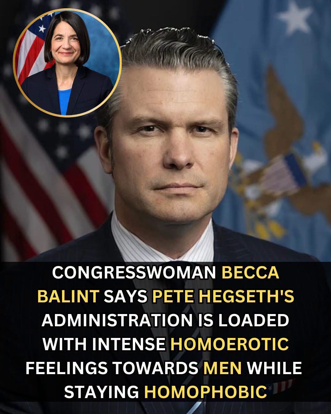 U.S. Congresswoman Becca Balint about Pete Hegseth...