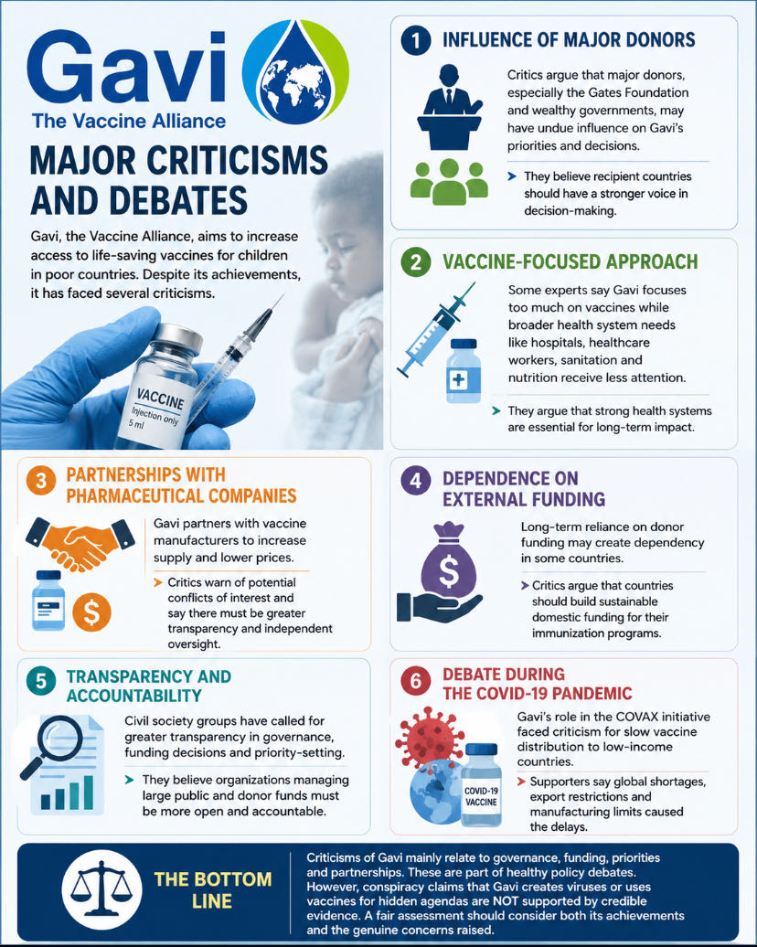 Gavi (The Vaccine Alliance): Major Criticisms and Ongoing De