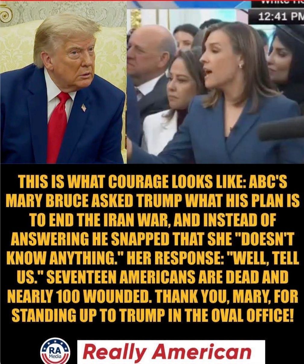 ABC journalist asks questions to the President Trump -
#Amer
