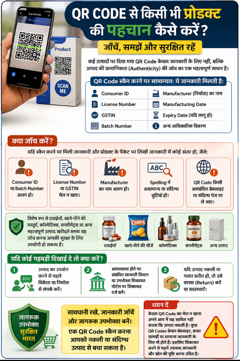 QR Code से किसी भी प्रोडक्ट की जांच कैसे करें?

आजकल दवाइयों