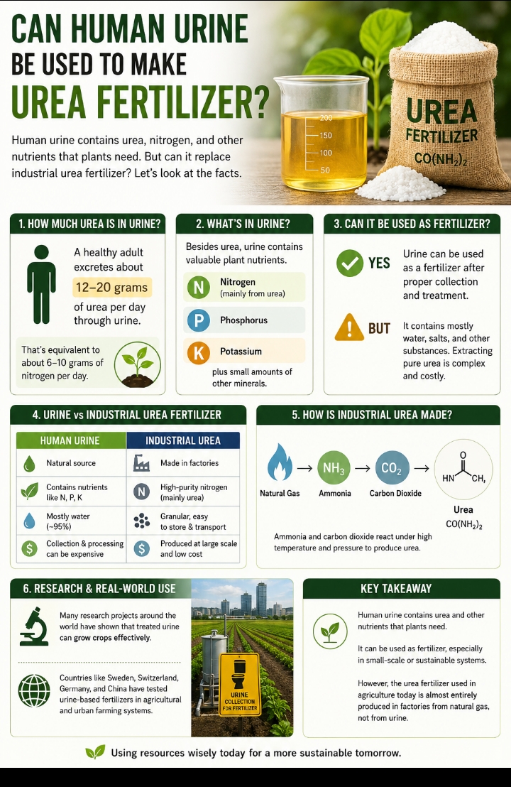 Can Human Urine Be Used to Make Urea Fertilizer?
Urea is one