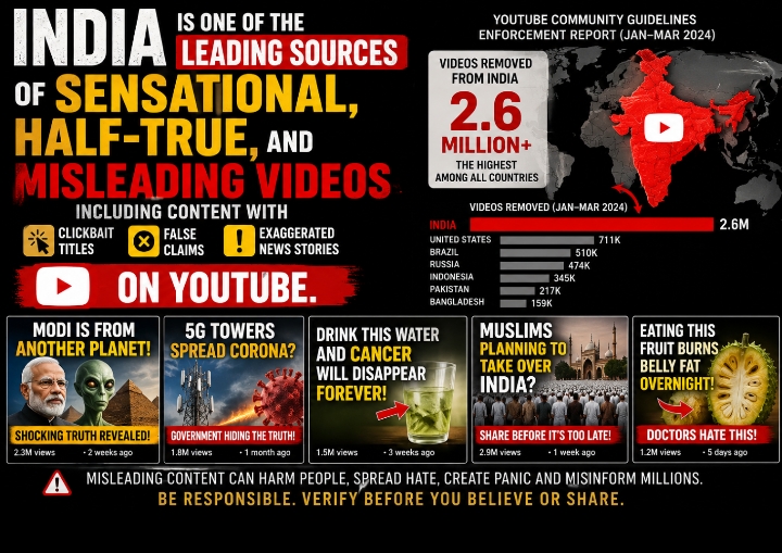 India is one of the leading sources of sensational, half-tru