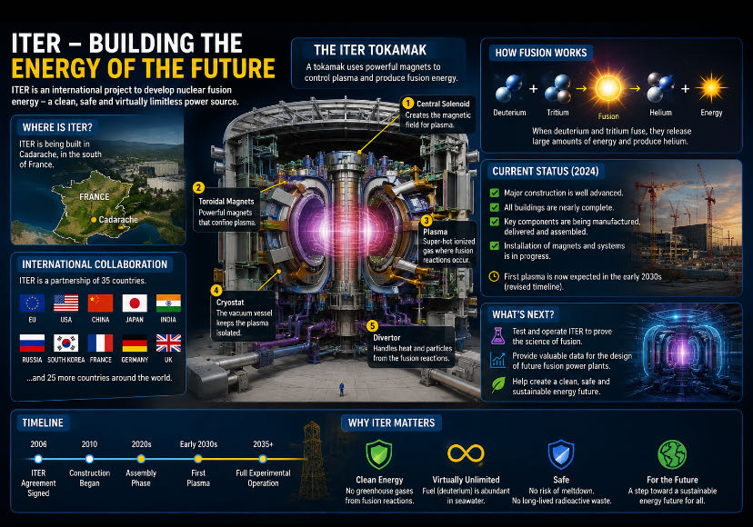 ITER and Tokamak: Building the Future of Fusion Energy ☀️⚛️
