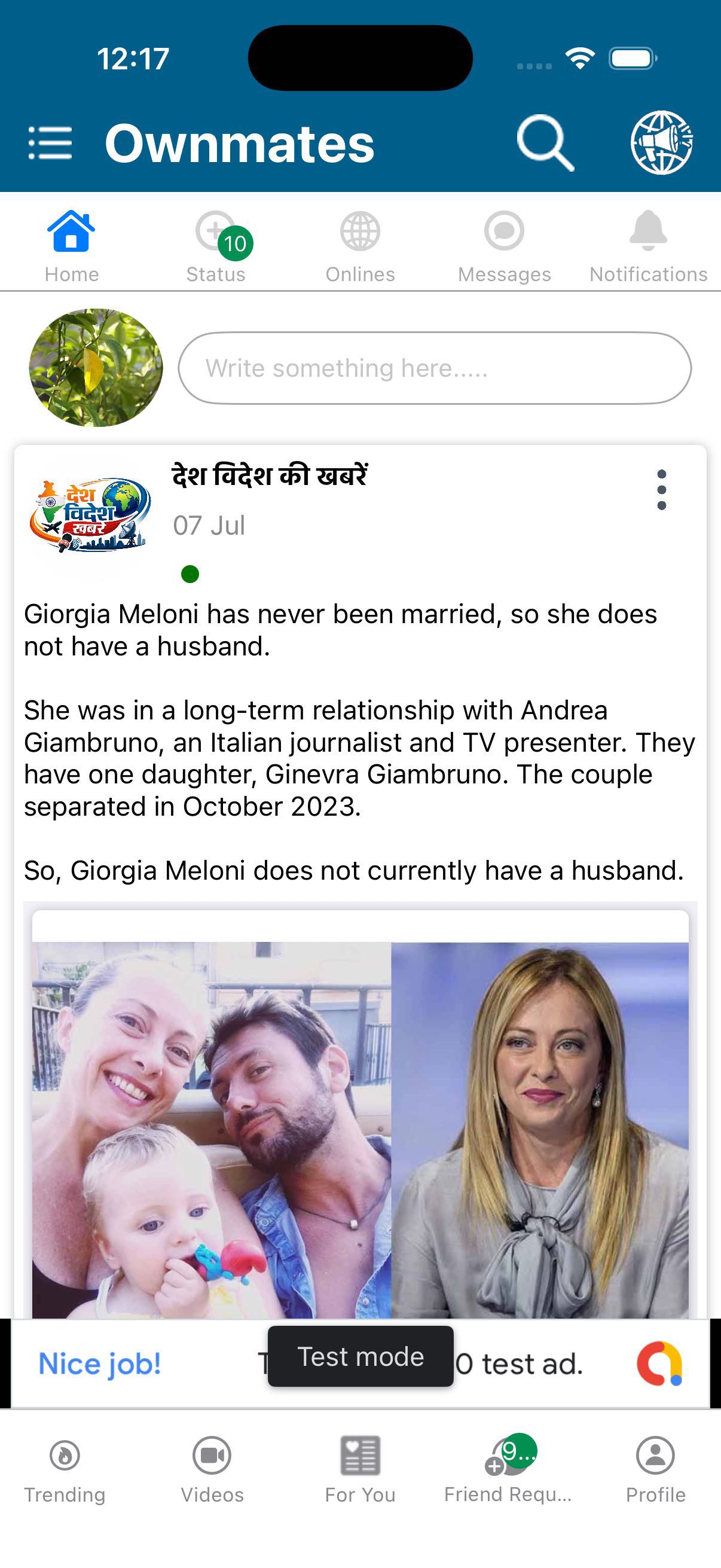 Ownmates Post