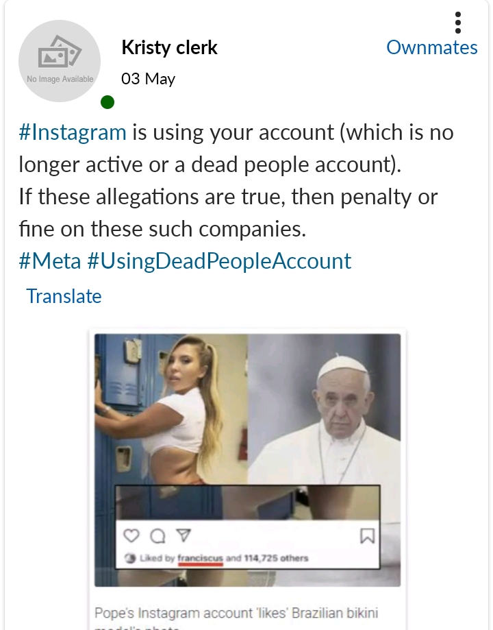 Can Instagram Social Media Use the Accounts of the Dead?

In